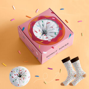 Calcetines Donas Blancas con chispas